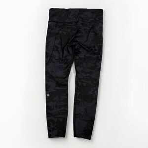 Lululemon Fast and Free Tight II Nulux Incognito Camo Multi Grey Size 8